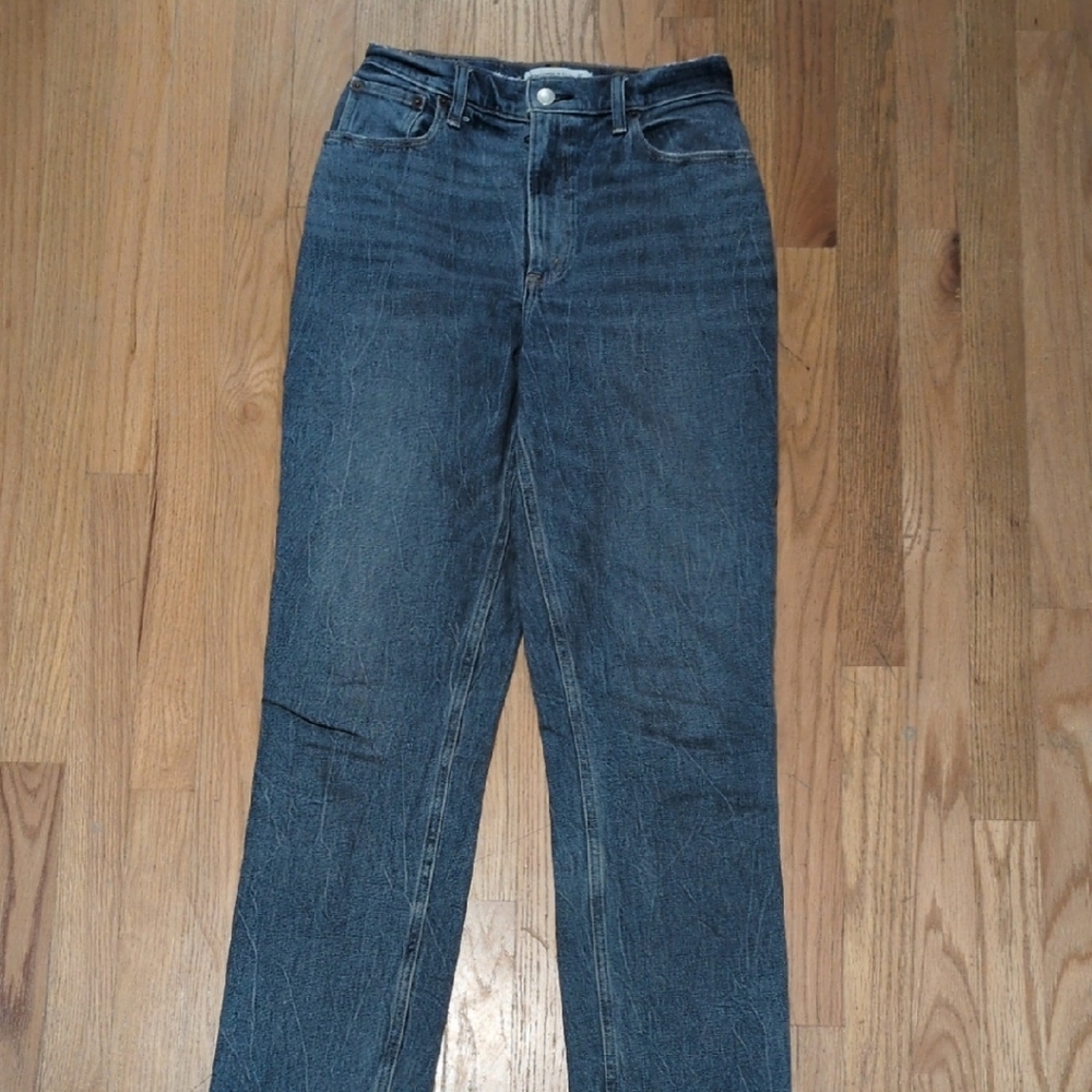 Abercrombie & Fitch Indigo Straight Leg Jeans